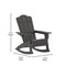 Flash Furniture Gray Adirondack Rocking Chairs with Cupholder, 2PK 2-LE-HMP-1044-31-GY-GG - alternate 8